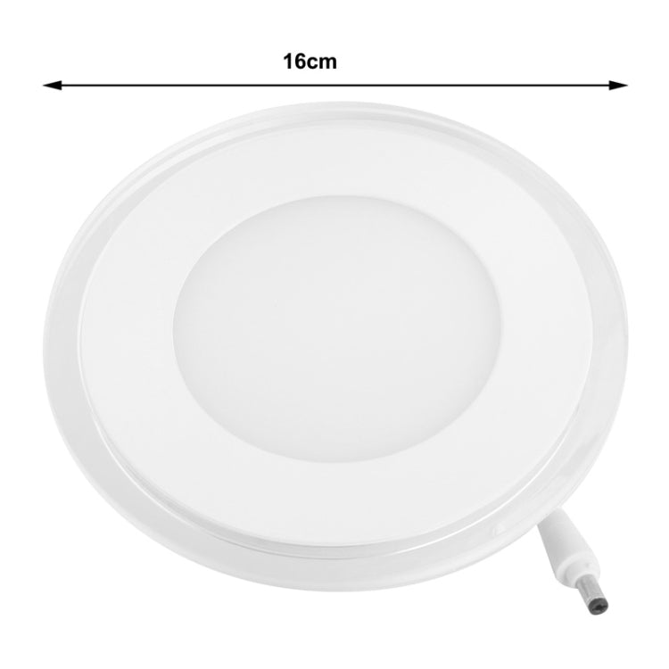 15W White LED Round Panel Light, Luminous Flux: 1400lm, Diameter: 16cm