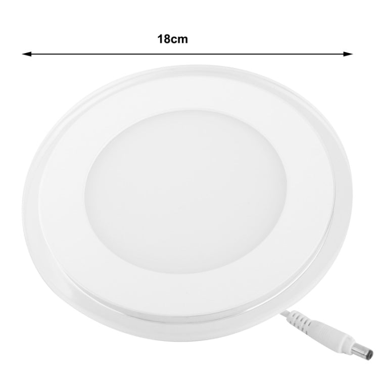20W LED Round Panel Light, White Light, Luminous Flux: 1700lm, Diameter: 18cm