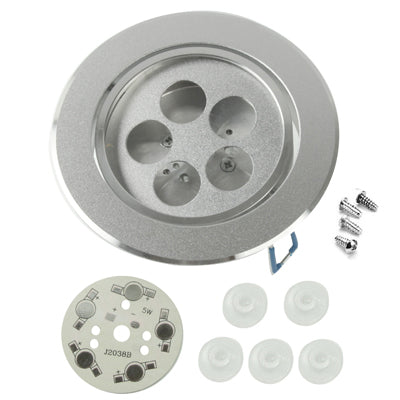 5W LED Days Lanterns Parts (Cover Parts + Aluminum Base Plate + Base + LED Lens + Aluminum Heat Sink + Screws)