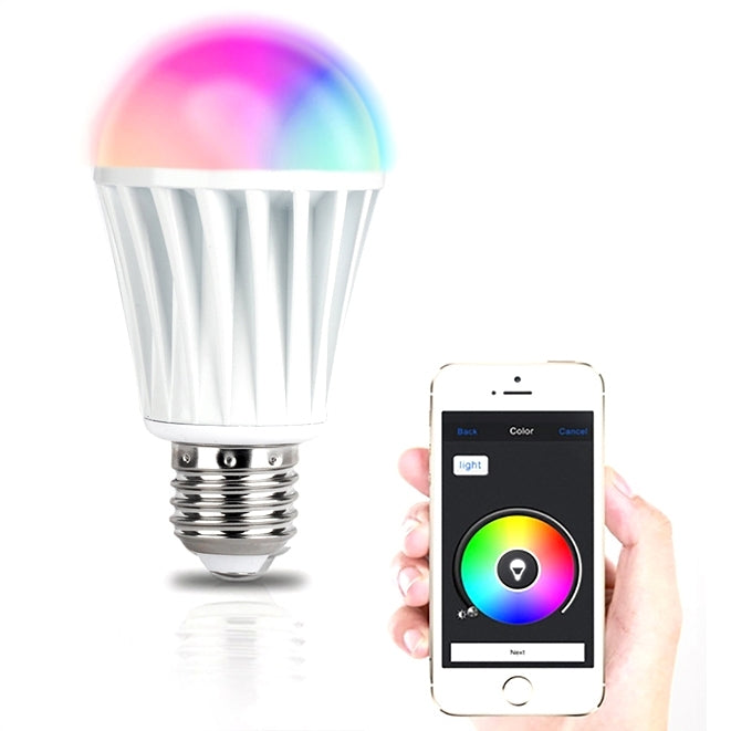 Bluetooth APP Control RGBW Color LED Smart Light Bulb Magic Colorful Light for iOS / Android Phone