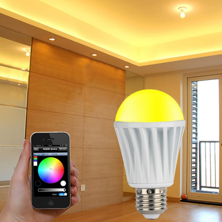 Bluetooth APP Control RGBW Color LED Smart Light Bulb Magic Colorful Light for iOS / Android Phone