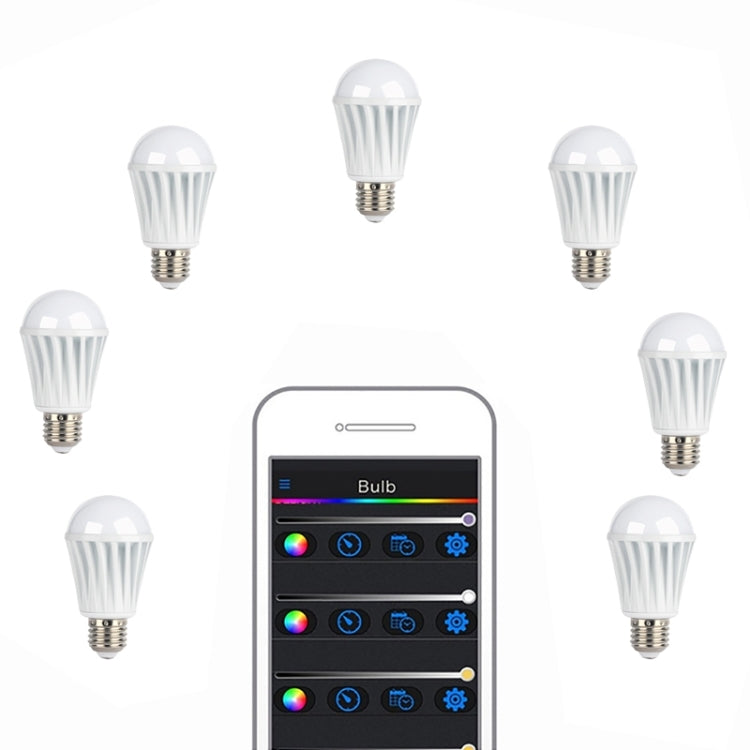 WiFi APP Control RGBW Color LED Smart Light Bulb Magic Colorful Light for iOS / Android Phone