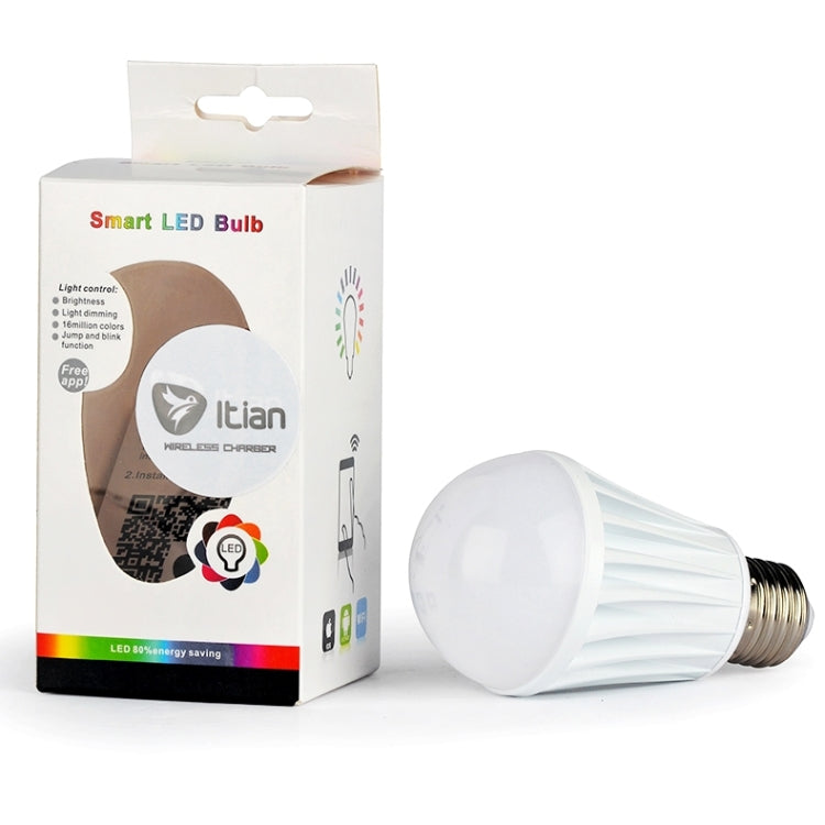 WiFi APP Control RGBW Color LED Smart Light Bulb Magic Colorful Light for iOS / Android Phone