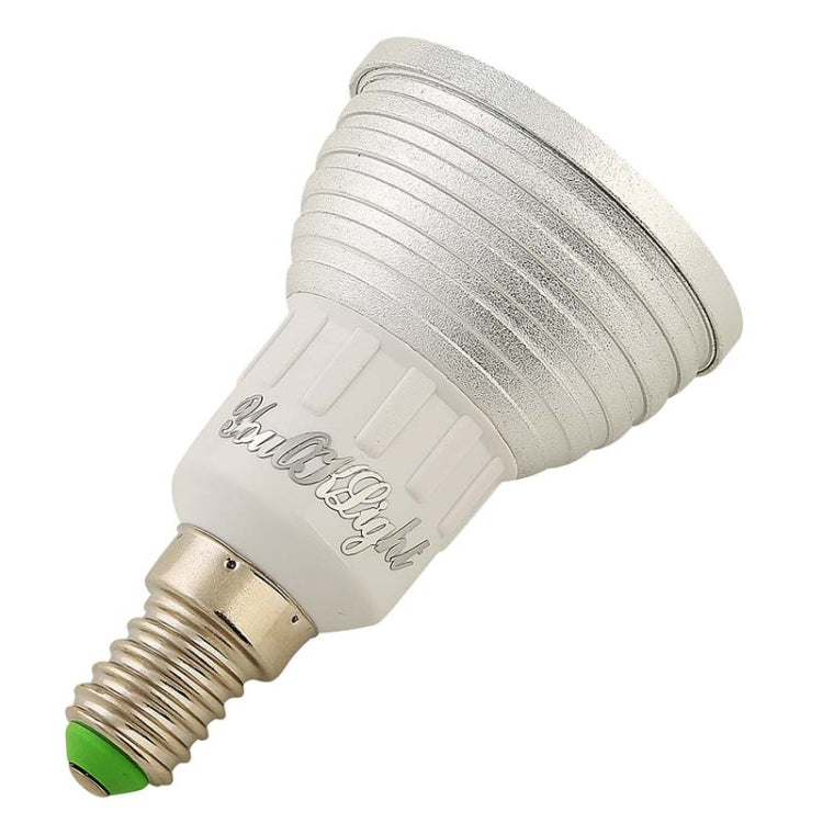 YouOKLight E14 3W RGB 16-Color Decorative Lamp 1 LED Light Bulb with 24-Key Remote Controller, AC 90-240V