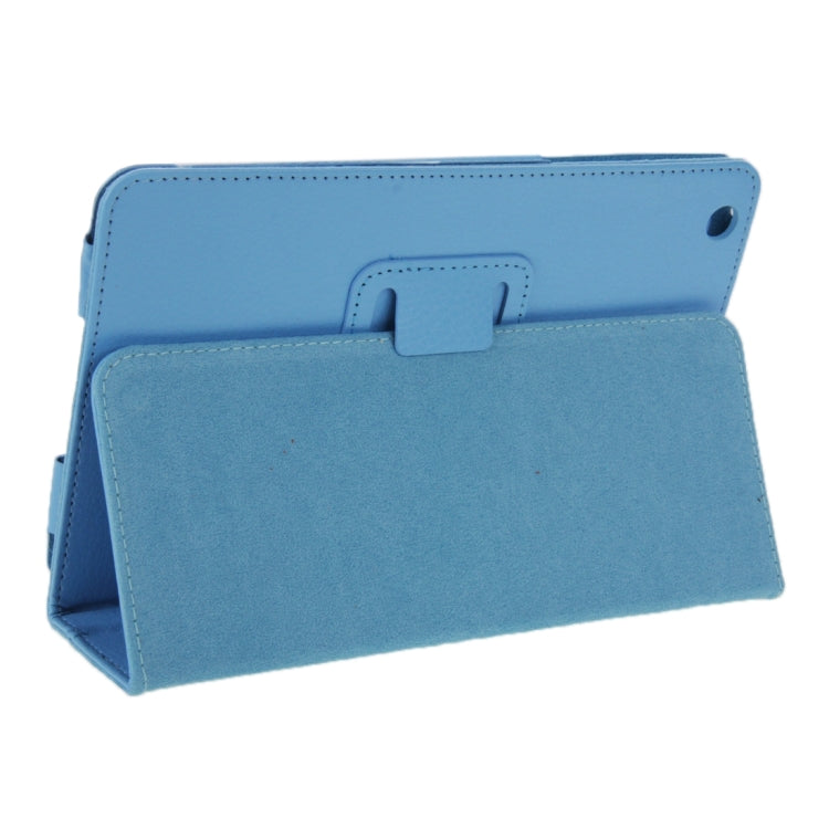 Litchi Texture Magnetic Leather Case with Holder for Lenovo A5500