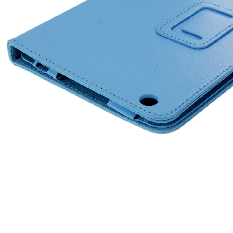 Litchi Texture Magnetic Leather Case with Holder for Lenovo A5500