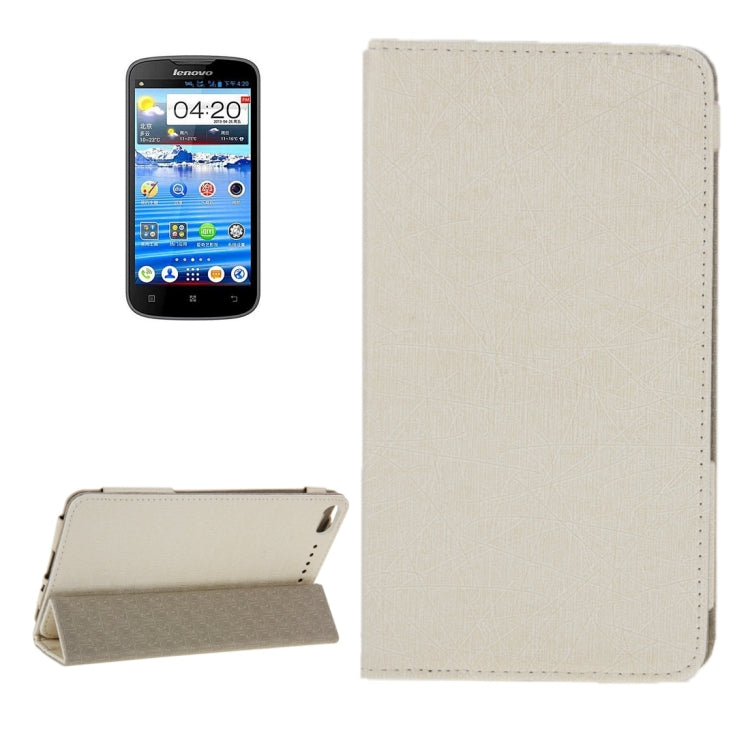 Oracle Texture Magnetic Leather Case with Holder for Lenovo A770N 6.85inch