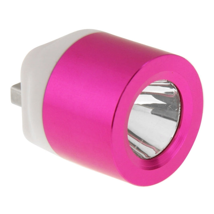 Portable 3W USB LED Spotlight Bulb White Light for Power Bank Laptop(Magenta)