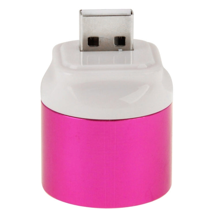 Portable 3W USB LED Spotlight Bulb White Light for Power Bank Laptop(Magenta)