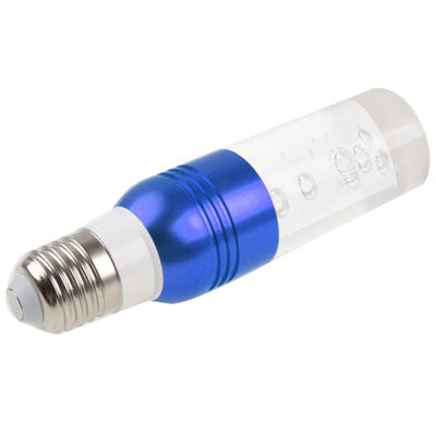 E27 3W RGB Crystal Flash LED Light Bulb with Remote Controller, AC 110-220V(Blue)
