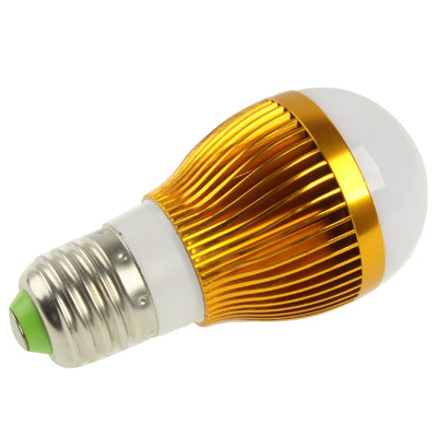 3W LED Day White Ball Steep Lights Bulb, Base Type: E27