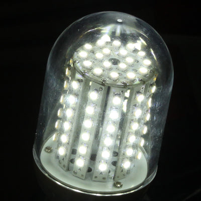 E27 6.5W 500LM Corn Light Bulb, 98 LED SMD 3528, Day White Light, AC 220V