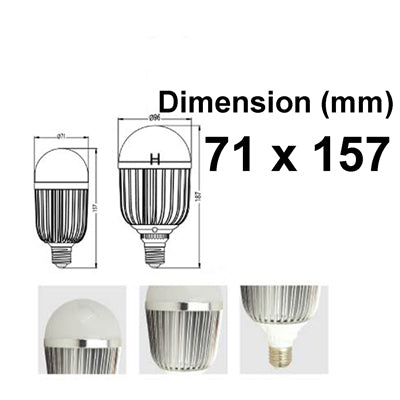 9W / 720LM High Quality Tensile Aluminum Material Day White Light LED Energy Saving Light Bulbs, Base Type: E27