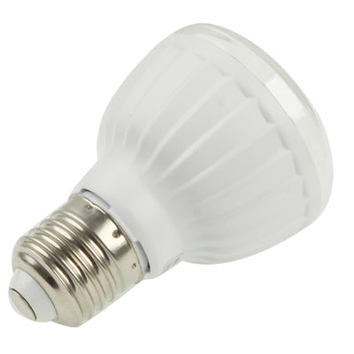 E27 3W Human Sensor Light Lamp, 23 LED, Day White Light, Sensitive Distance: 5m