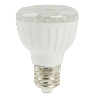 E27 3W Human Sensor Light Lamp, 23 LED, Day White Light, Sensitive Distance: 5m