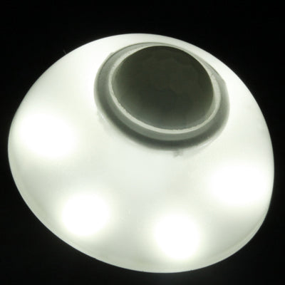E27 6W Human Sensor LED Light Lamp, 600LM, Day White Light, Sensitive Distance: 5m, AC 220V