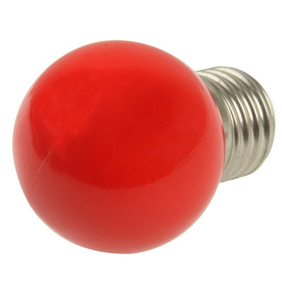 E27 0.5W Red Light LED Ball Steep Light Bulb, 50LM, AC 220V, Beam Angle: 120 Degree