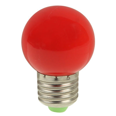 E27 0.5W Red Light LED Ball Steep Light Bulb, 50LM, AC 220V, Beam Angle: 120 Degree