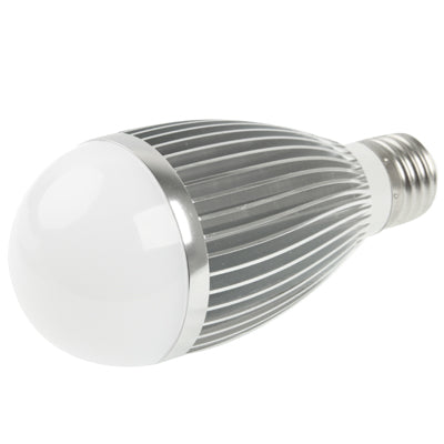 E27 7W LED Ball Steep Light Bulb, 600LM, Day White Light, AC 85-250V