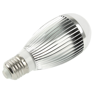 E27 7W LED Ball Steep Light Bulb, 600LM, Day White Light, AC 85-250V