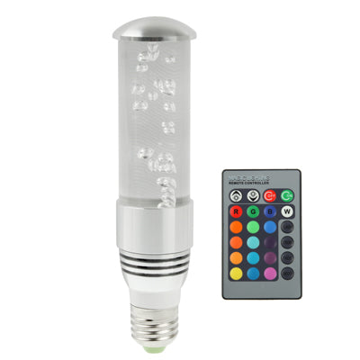 3W RGB LED Crystal Light Bulb with Remote Control, Base Type: E27