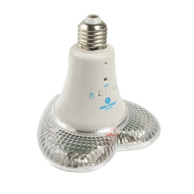 EP-301 E27 Heart Shape Rechargeable LED Emergency Bulb, 20 LED, 3W, with Remote Control(White)
