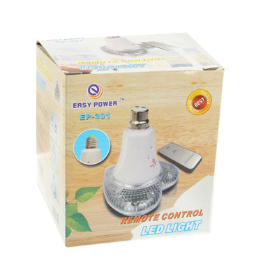 EP-301 E27 Heart Shape Rechargeable LED Emergency Bulb, 20 LED, 3W, with Remote Control(White)