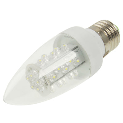 E27 1.5W Ball Steep Light Bulb, 30 LED, 140LM, White Light, AC 180-240V