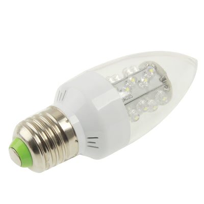 E27 1.5W Ball Steep Light Bulb, 30 LED, 140LM, White Light, AC 180-240V