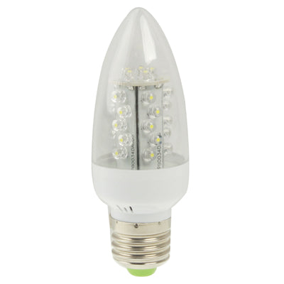 E27 1.5W Ball Steep Light Bulb, 30 LED, 140LM, White Light, AC 180-240V