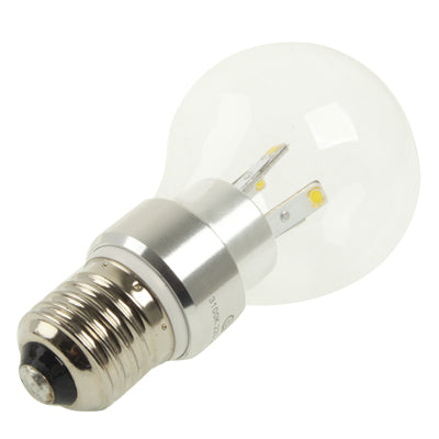 E27 5W LED Ball Steep Light Bulb, 3 LED, 320LM, Warm White Light, AC 85-265V