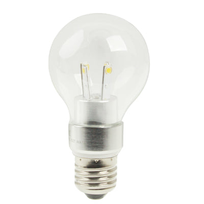 E27 5W LED Ball Steep Light Bulb, 3 LED, 320LM, Warm White Light, AC 85-265V