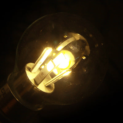 E27 5W LED Ball Steep Light Bulb, 3 LED, 320LM, Warm White Light, AC 85-265V