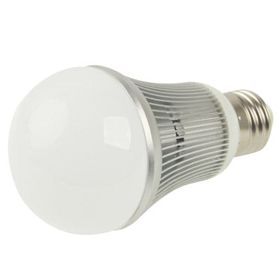 E27 7W LED Ball Steep Light Bulb, 480LM, 6000-6500K White Light, AC 85-265V