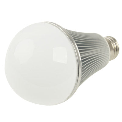E27 9W LED Ball Steep Light Bulb, 700LM, 6000-6500K White Light, AC 85-265V
