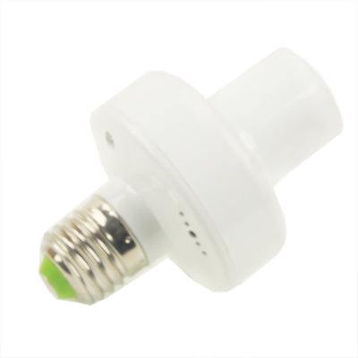 E27 Wireless Remote Control Lamp Holders Set with Remote Controller(White)