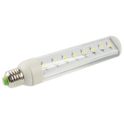 E27 8W 700LM LED Transverse Light Bulb , 8 LED, White Light, AC 85-265V