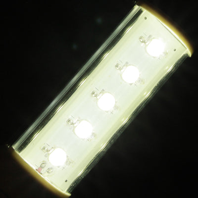 E27 5W 450LM Transverse Light Bulb, 5 LED, White Light, AC 85-265V