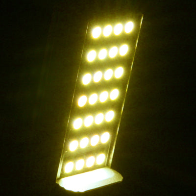 E27 6W 480LM LED Transverse Light Bulb, 28 LED SMD 5050, W