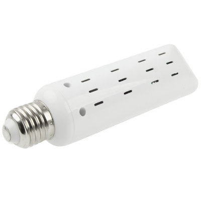 E27 6W White 84 LED 3528 SMD LED Transverse Light Bulb, AC 220V