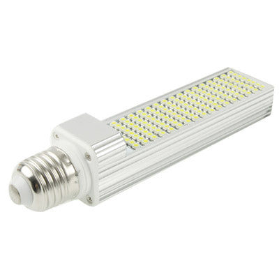 E27 8W 680LM LED Transverse Light Bulb, 136 LED SMD 3528, White Light, AC 220V