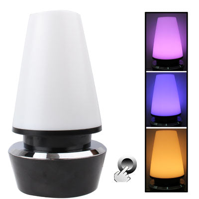 6 Colors Change Light Rechargeable Magic Hand Touching Lamp(Black)