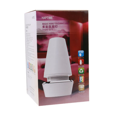 6 Colors Change Light Rechargeable Magic Hand Touching Lamp(Black)