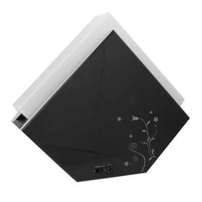 Automatically Rising Dream Touching Control & Voice Control Lamp with Clock / Calendar / Temperature (Celsius Degree/ Fahrenheit Degree) / Colorful Changing / Various Natural Sound(Black)