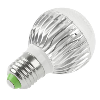 E27 5W RGB LED Ball Steep Light Bulb, Luminous Flux: 400-450LM, with Remote Controller, AC 85-265V