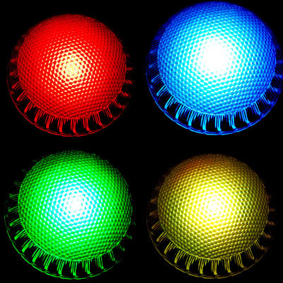 E27 5W RGB LED Ball Steep Light Bulb, Luminous Flux: 400-450LM, with Remote Controller, AC 85-265V