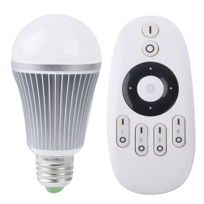 E27 7W LED Ball Steep Light Bulb , Adjustable Color Temperature with Remote Control, AC 85-265V