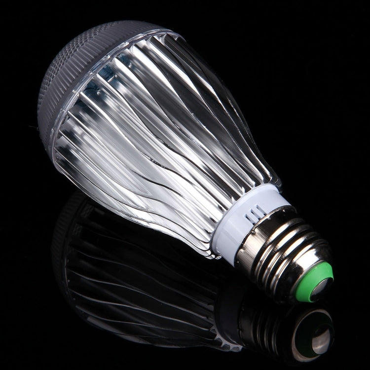 E27 10W RGB LED Ball Steep Light Bulb, Luminous Flux: 640-720lm, with Remote Controller, AC 85V - 265V