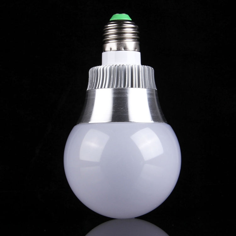 E27 10W RGB LED Ball Steep Light Bulb, Luminous Flux: 800-900lm, with Remote Controller