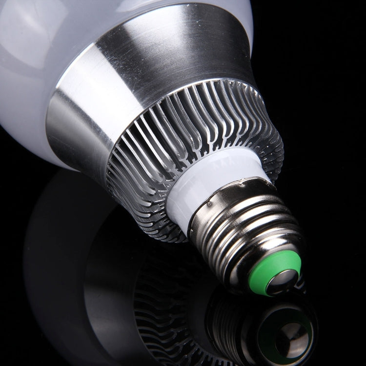 E27 10W RGB LED Ball Steep Light Bulb, Luminous Flux: 800-900lm, with Remote Controller